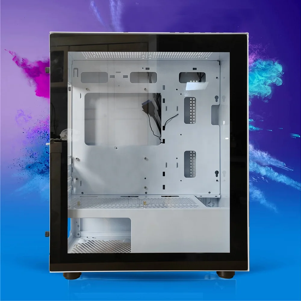 2022 OEM ATX пк корпус игровой ПК компьютерный башни HD USB3.0 компьютера из закаленного стекла