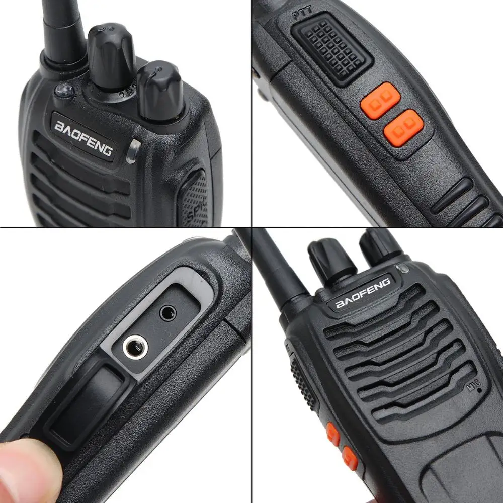 BF-88E Baofeng 16-каналы цифровая Лицензия GMRS Бесплатная радиосвязь 446 00625-446 19375 МГц включая USB-наушники