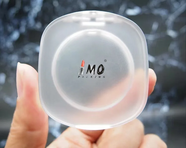 square frosted 42MM  single eyeshadow case compact blush case