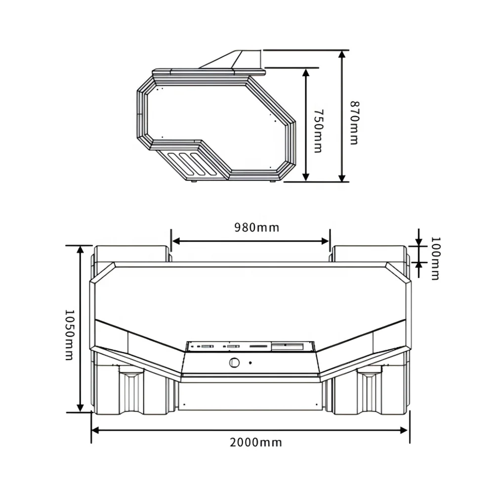 HAOYUAN Brand Control Room Ergonomics Office Furniture Data Center Monitoring Consoles Desk Operator Command Center Workstations