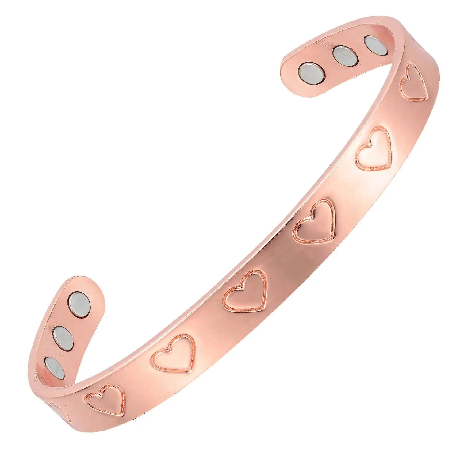 Unique design stylish and elegant suitable for women, effective in relieving arthritis joint pain 99.99% pure copper bracelet
