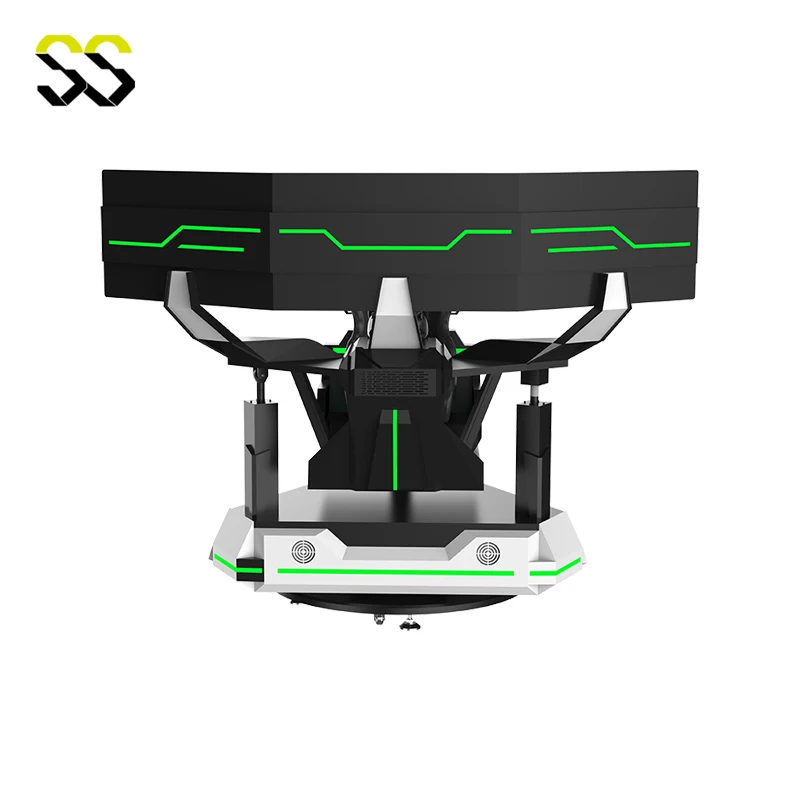 Three Axis Racing Car Virtual Reality VR Simulator Indoor/Outdoor Metal Car Driving/Racing for Home School or Mall Use