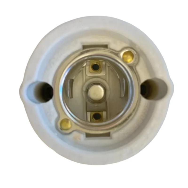 High Quality E27 Ceramic Lamp Base Wall Lamp Bracket with Screw Style Socket Accessories for Bulbs as a Bulb Holder