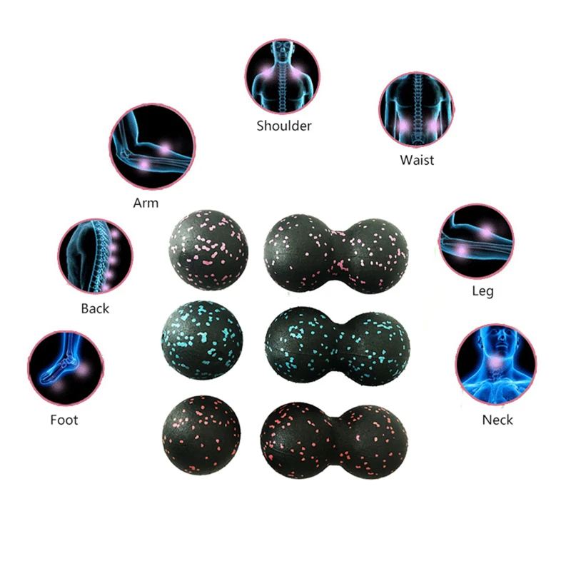 Epp peanut massage ball Exercise Foam Ball Eco Friendly Double Peanut Massage Ball High Density Lightweight Fitness Relieve Pain