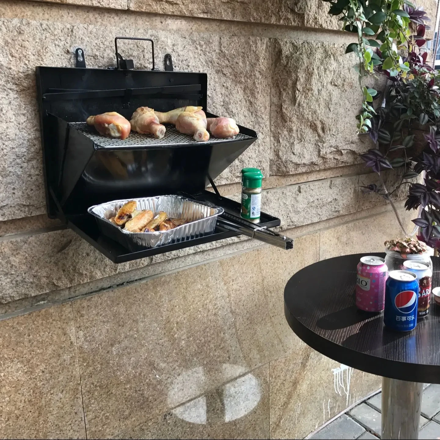 bbq grill tools set for outdoor barbecue camping grill stainless steel roasting pan for