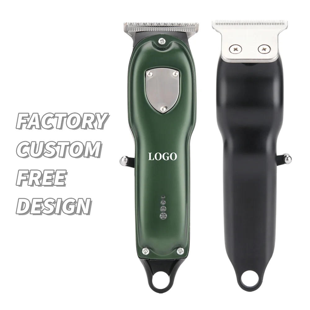 Pritech Customizable 0mm hair clipper Rechargeable Electric zero cut 0mm Hair trimmer for bald