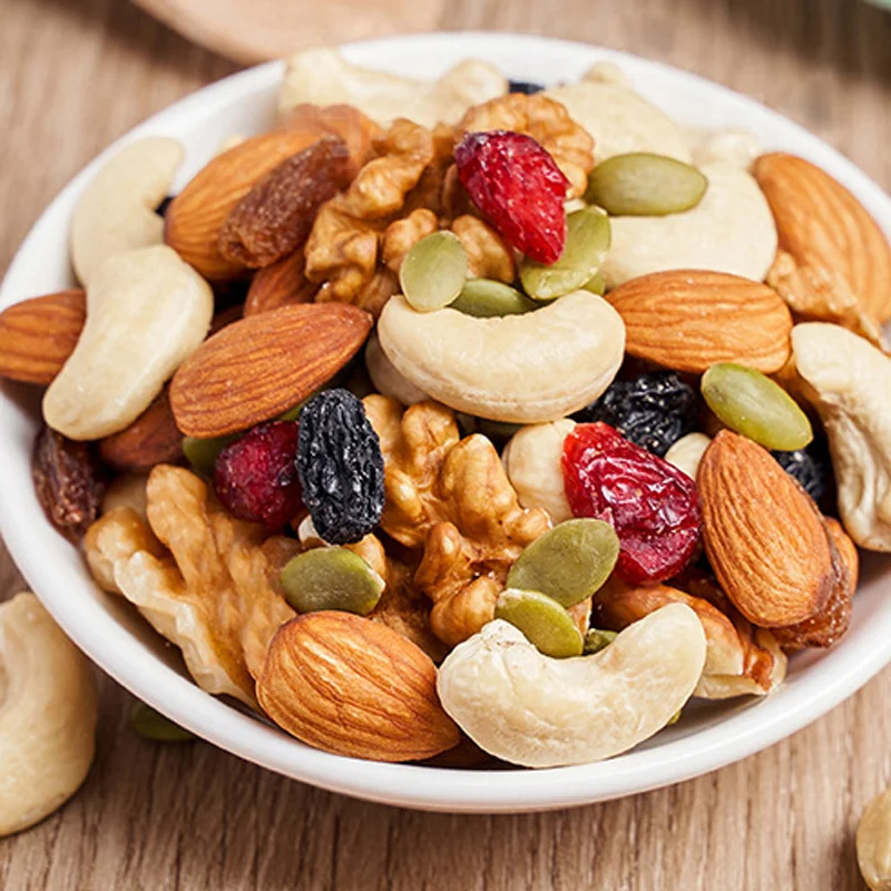 7 types of canned mixed nuts and dried fruits 500g mixed comprehensive nut snacks mixed nuts