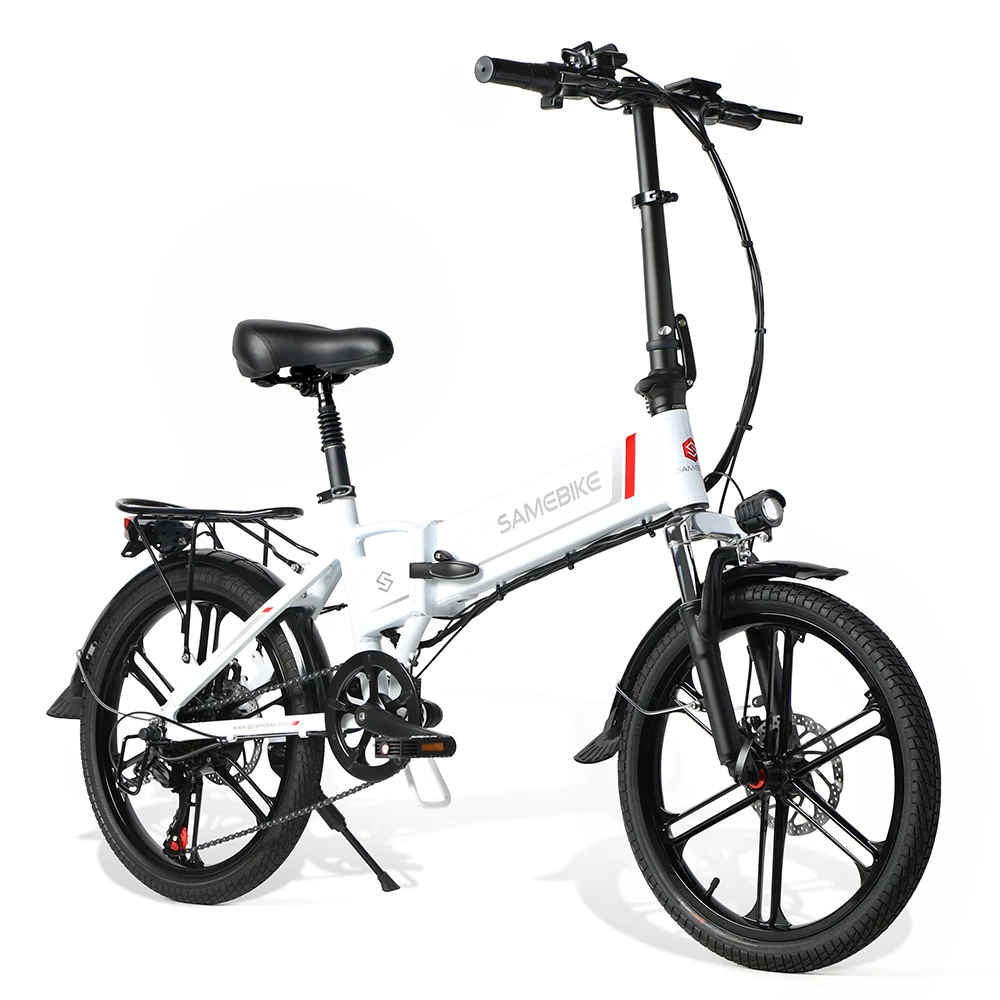 Poland EU Warehouse Aluminum Alloy Folding Foldable Fat E-bicycle E-bike Electric Bike 350W 48V Max Speed Power