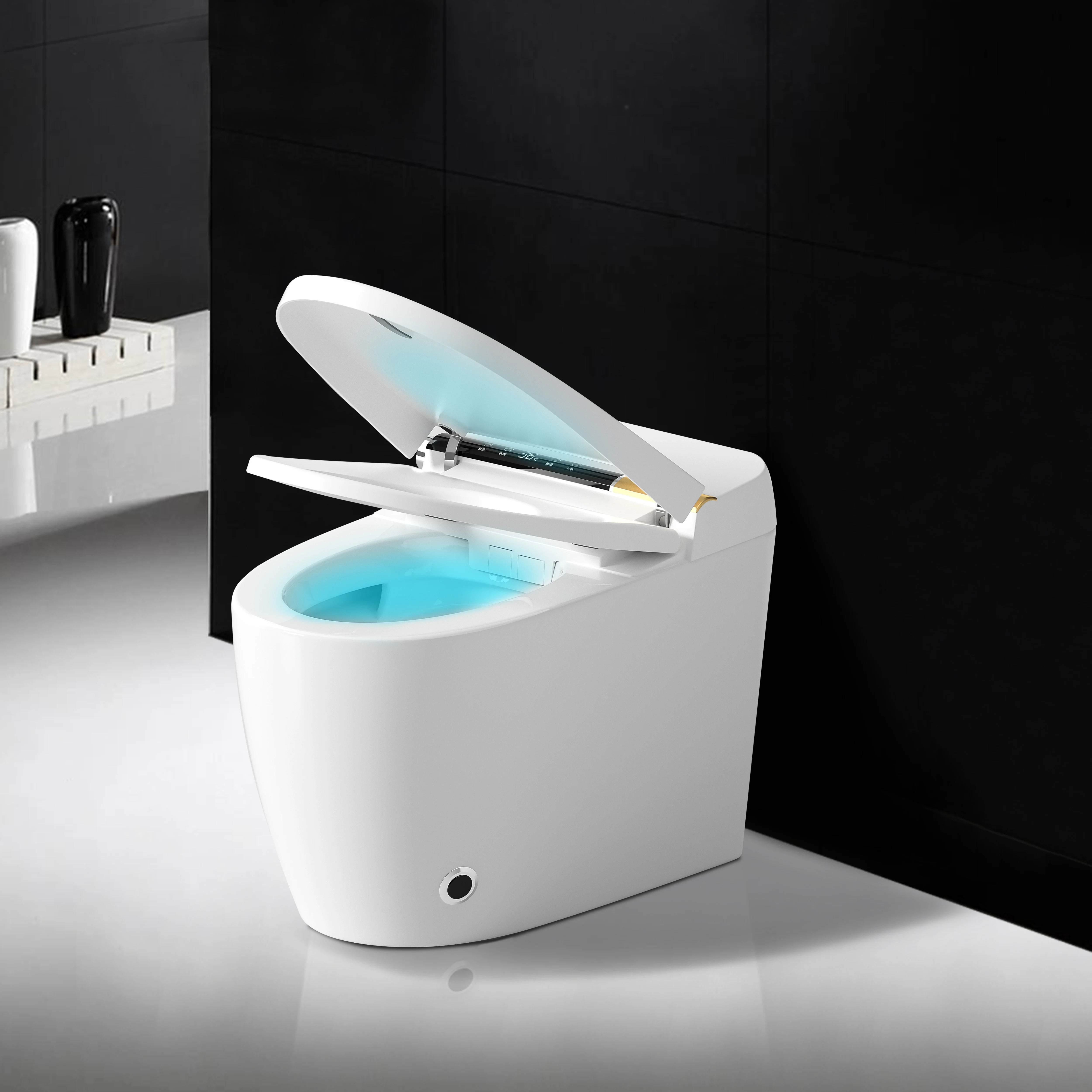 siphon flush floor mounted round usa warehouse toilet bidet cleaning high standard smart toilet