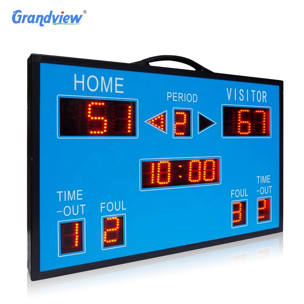 Factory Wholesale Electronic Automatic Basketball Volleyball Football Game Led Digital Scoreboard