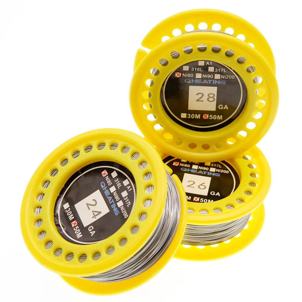 
 Совершенно новая электронная сигарета 24/40ga vape coil wire nichrome ecig Ni80 e сигарета нагревательный провод Сделано в Китае  