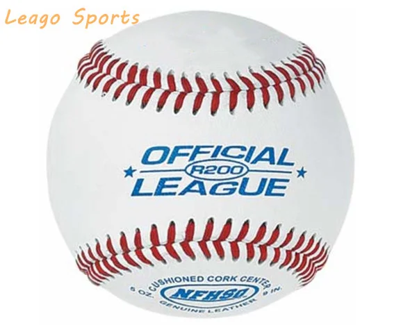 Promotional High Quality Custom Logo 9 Inch Leather with 15% Wool Baseball
