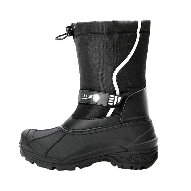 Customized removable lining Mens Cold-Weather Mid-Cut Winter Snow Boots Wholesale