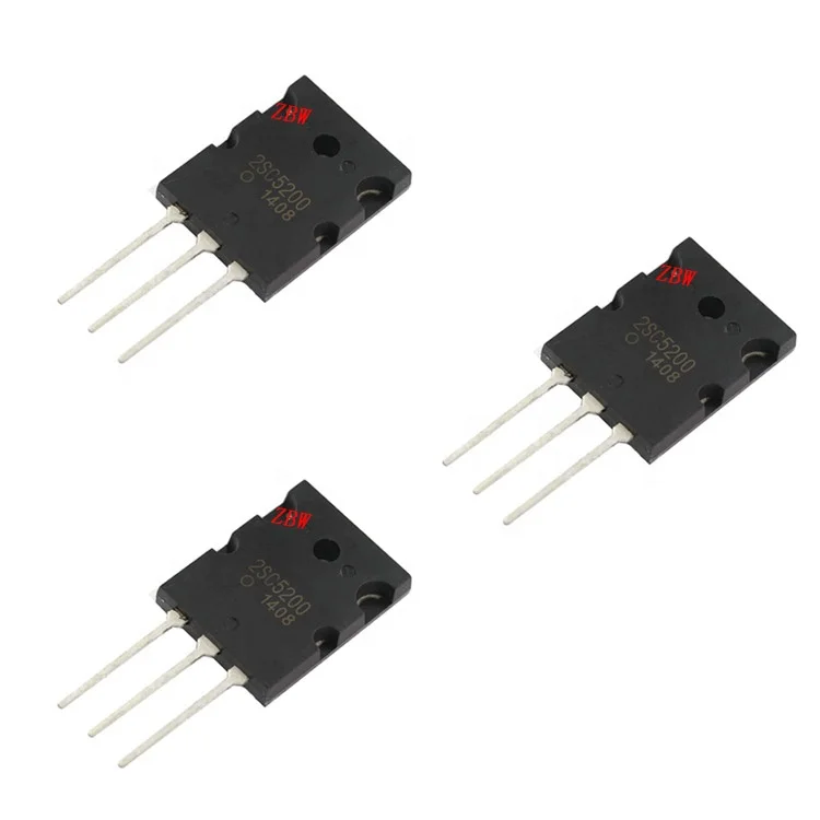 ZBW NPN PNP 230V 15A 150W audio transistor 2sc5200 2sa1943,power amplifier transistor 2sa1943 2sc5200,power transistor