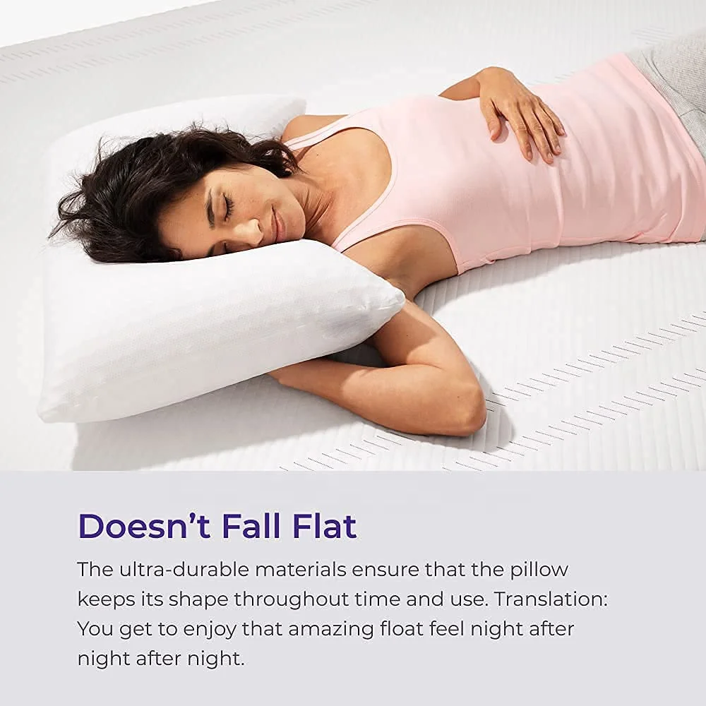 The honeycombed Gel Releax layer and Talalay nature latex sleeping bed pillows