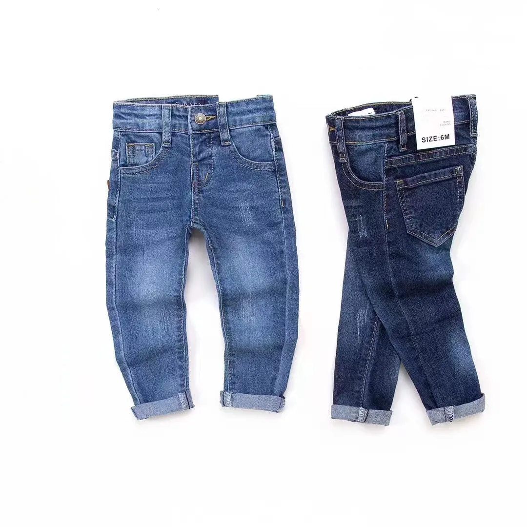 Boys pants 2023 kids jeans toddler jeans stretch denim clothes children trousers for 3 to 8 years