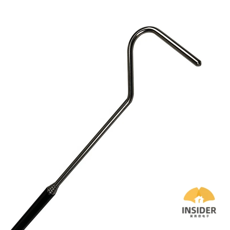 Portable Mini Snake Hook Collapsible Stainless Steel Snake Tongs And Snake & Reptile Hook Retractable Catching Handling Tool