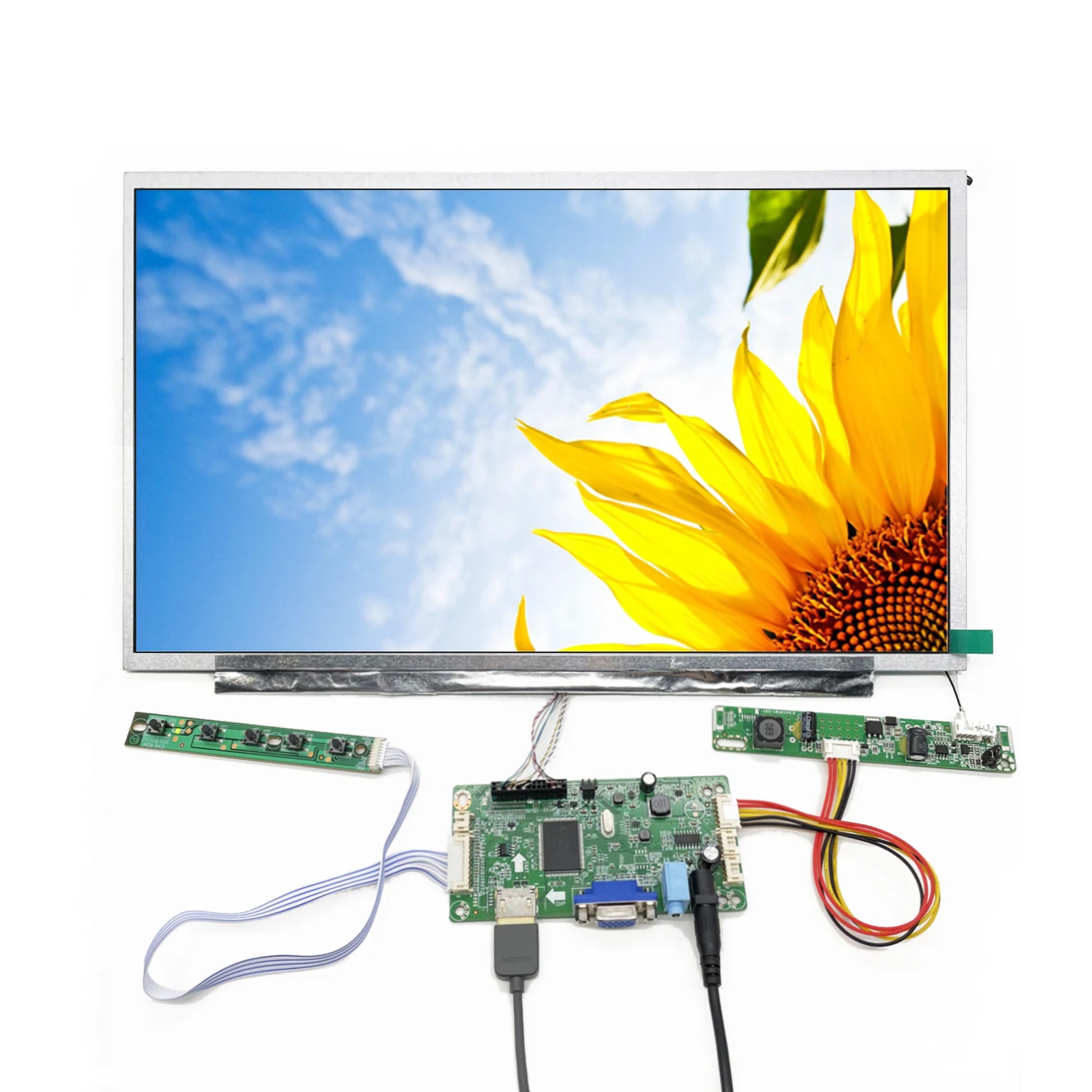 Outdoor Lcd Panel 15.6 inch 1000 nits High Brightness TFT-LCD Display Module IPS Screen Support Customization