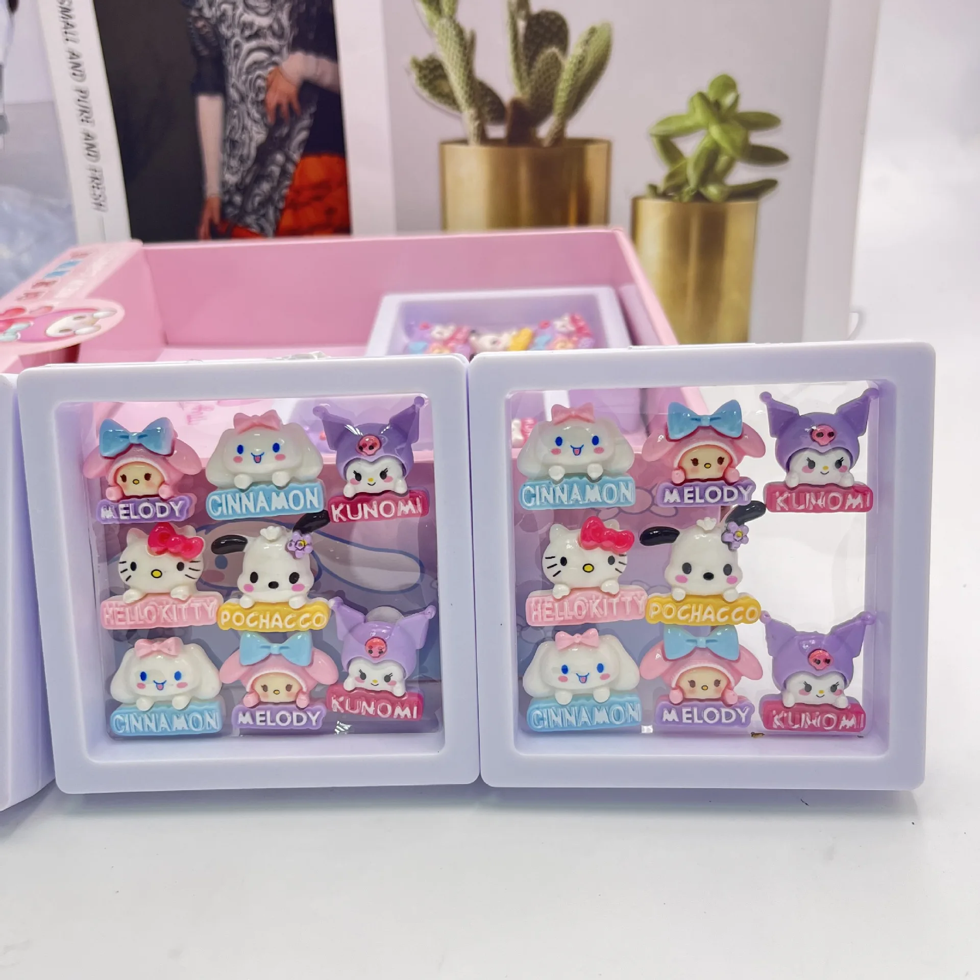 (Hot Selling)Cartoon 3D Kuromi KT Stickers Lovely Vinyl Anime DIY Stickers for Decoration