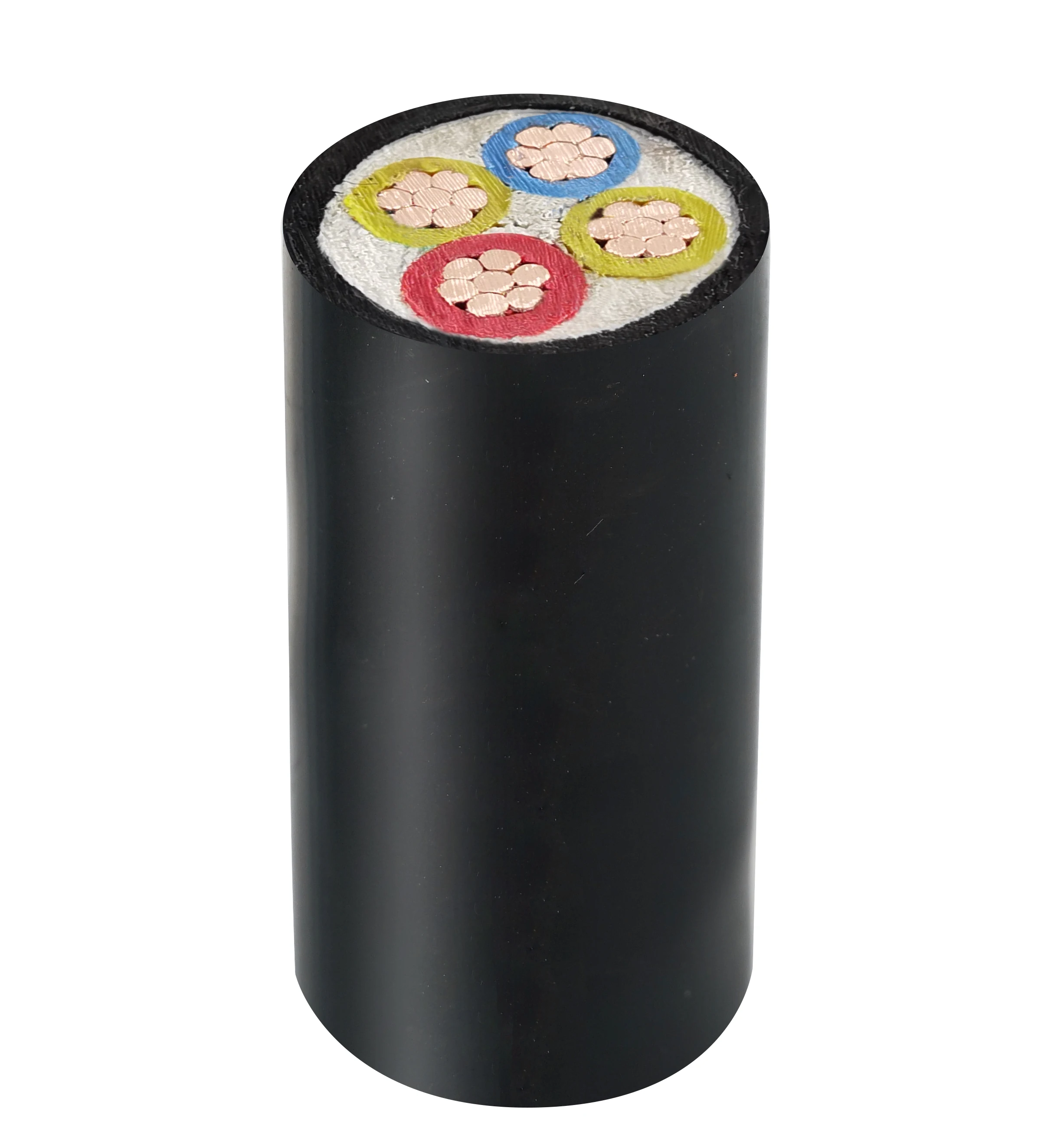 0.6/1 kV PVC Sheath XLPE Insulated 4 Core Power Cable N2XY Cable