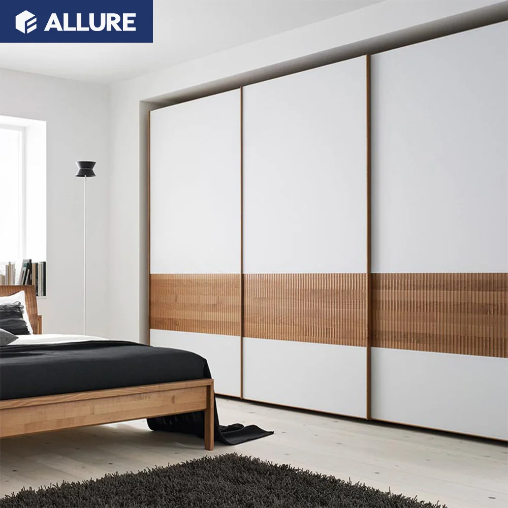 Allure Modern Metal Pallet Wood Home Furniture Customized Wardrobe Closet Wardrobes Bedroom Wooden Dress Bedroom Cabinet Bedroom