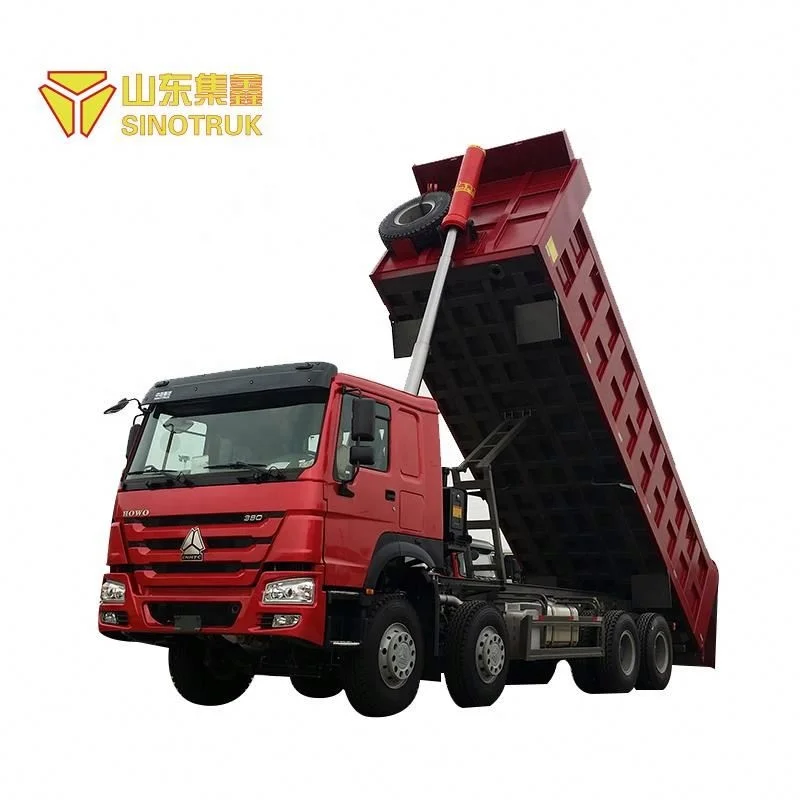 China made cheap sinotruk howo left hand drive 8x4 tipper truck prices for sale