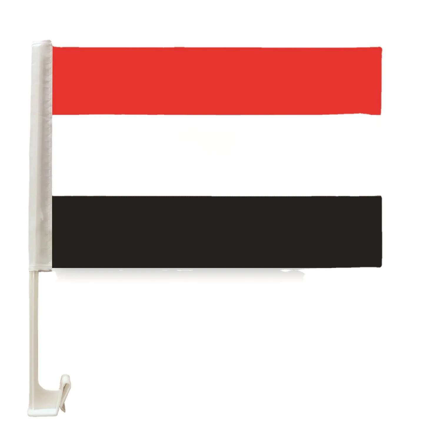 Hot Selling 30*45CM Custom Logo Polyester Digital Printing Waterproof Car Flags Yemen Yemeni  Flag