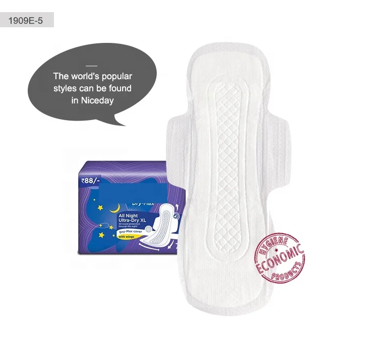 285mm Night Use Low Price Ghana Market Popular Lady Product Super Soft Sanitary Pad