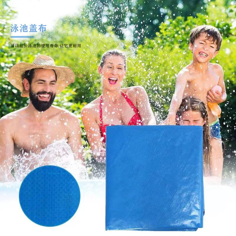 HIFUN Blue Pool Cover High Quality Waterproof Easy Installation Swimming Pool Cover