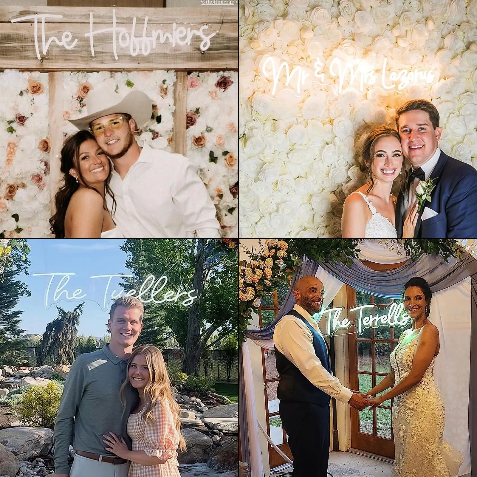 Custom Neon Signs for Neon Name Wedding Personalized Neon Signs Home Bedroom Decor Party