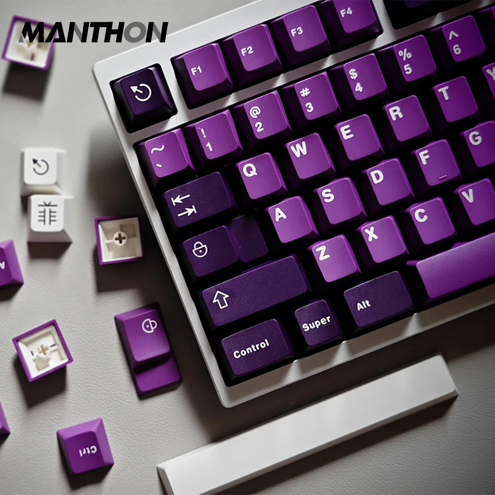 284 Key Aifei Keycaps Double Shot Key Caps Cherry Profile Keycap For MX Switch Mechanical Keyboard GMK Keycap