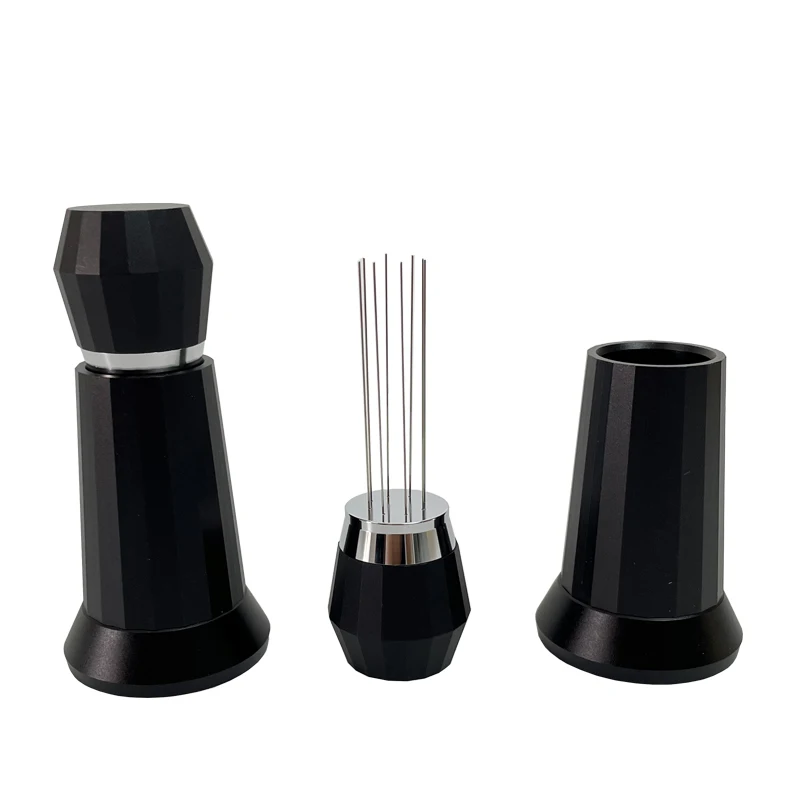 Hot selling barista tools stainless steel needle distributor espresso distribution tool with stand