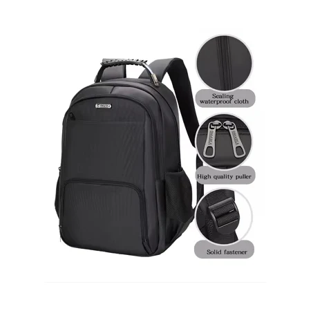 Water Resistant USB Charger Mobile Power Bank Outdoor Travel Backpack Reinforced Handle Portable School Bag