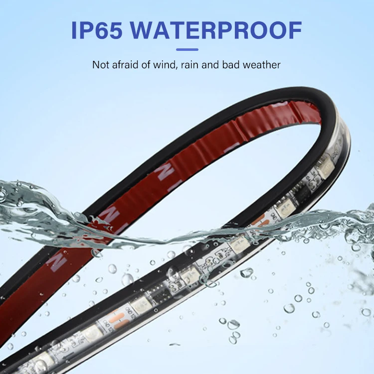 Others Car Light Accessories RGB 24V LED Strip light Car Led Decoration strobe warning Truck Side Neon Light