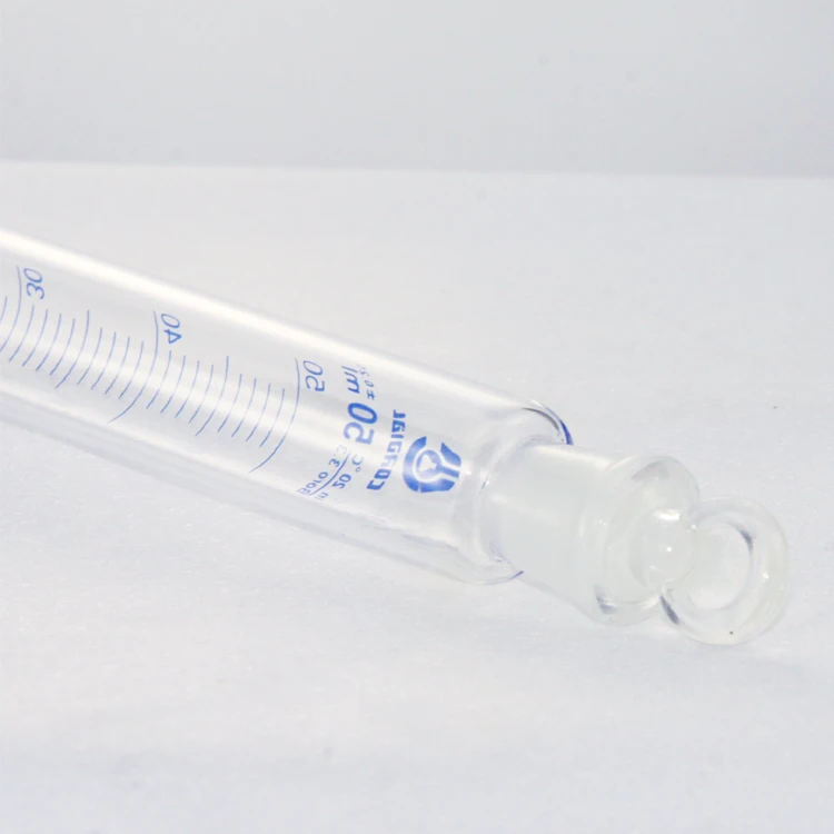 Измерительный цилиндр с носиком и круглым основанием