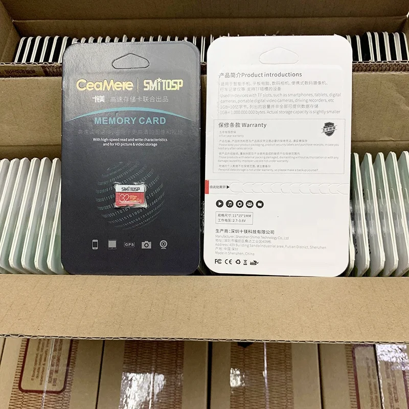 Ceamere Mitosp White Red 128GB TF Cards Pass H2testw High Quality PSP Memory Kart 4GB 8GB 16G 64GB 256GB 128GB Storage Card