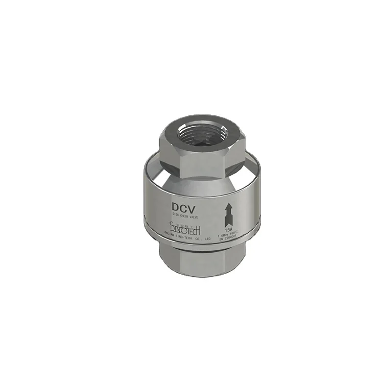SINOTECH Spring Check valve Stainless Steel 316L material