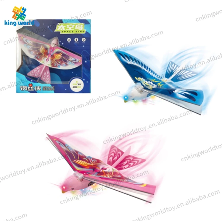 KingWorld Wholesale kids toy indoor outdoor playing wire control flying electronic wing flapping simulation e-bird