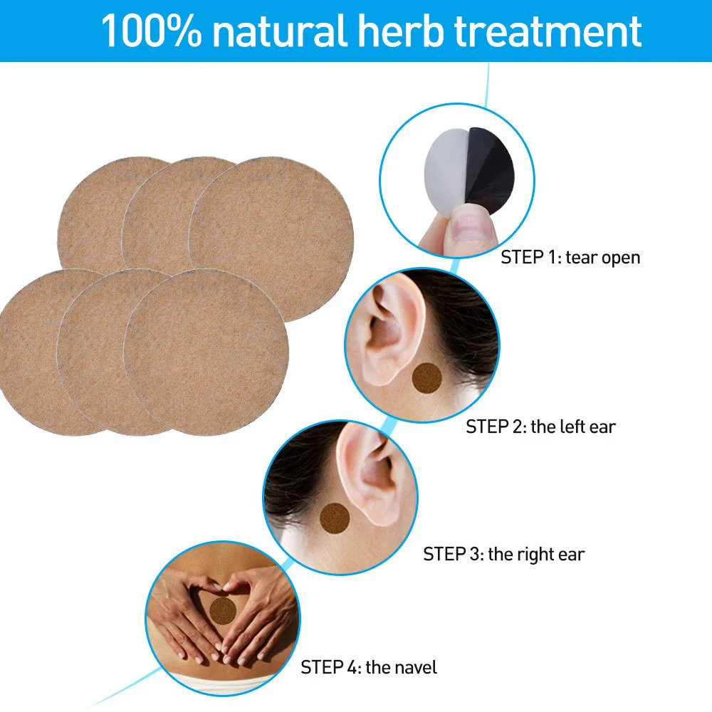 OEM Custom Chinese Herbal Adult Anti Motion Sickness Sticker Non Drowsy Motion Sickness Relief Patches for Car and Bus Motion