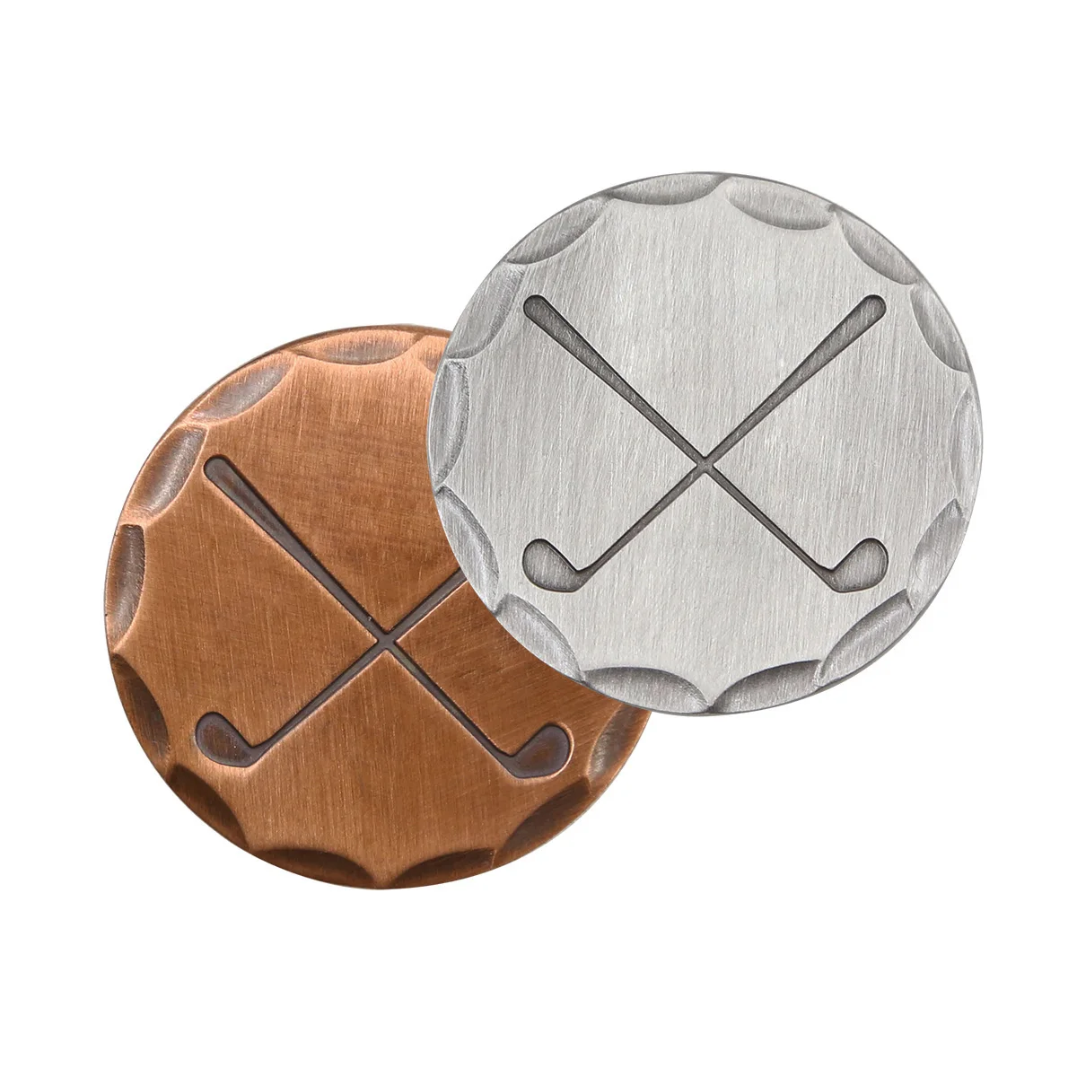 Magnetic Custom Golf Ball Marker antique finishing ball marker