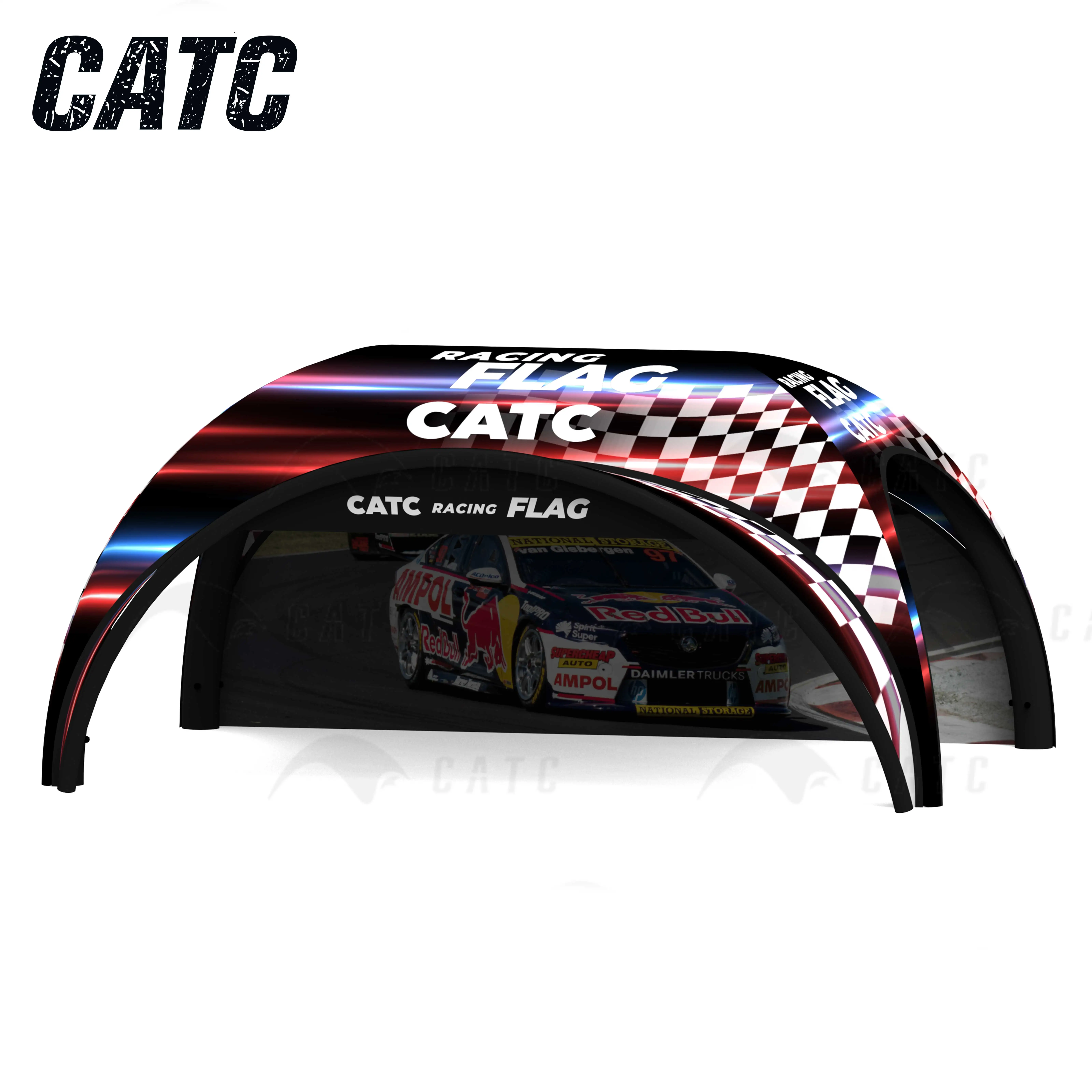 CATC Car Used Inflatable Long X Pro Tent for Racing Events Outdoor Air Marquee PVC Large Canopy Tent