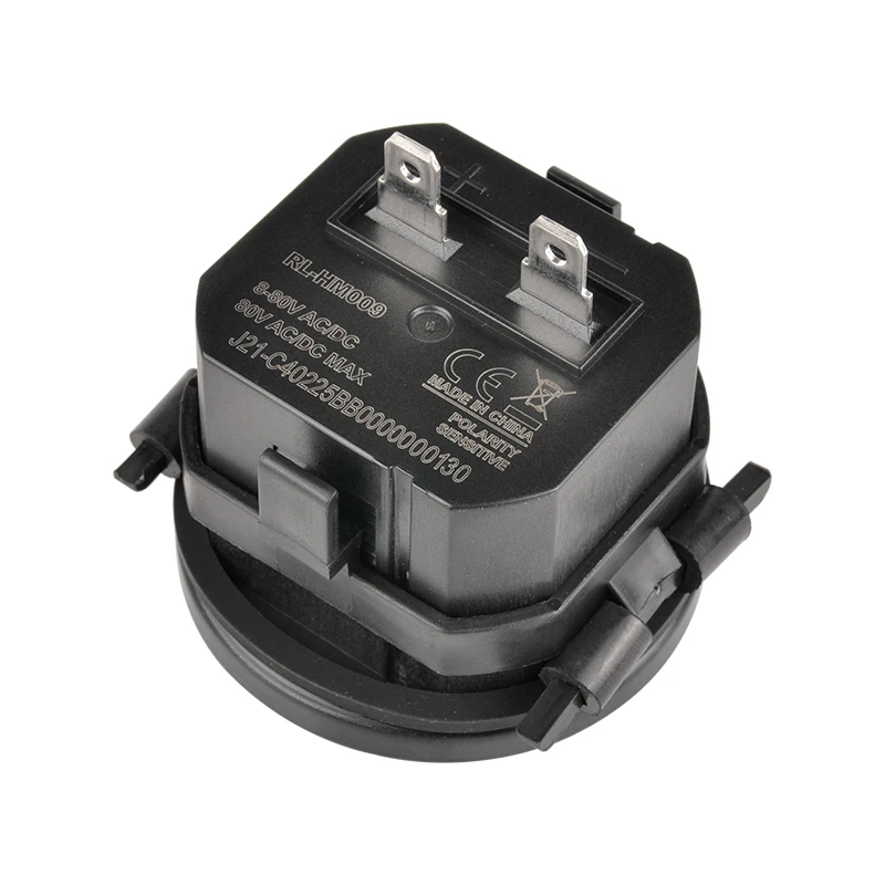 Runleader 24V DC Quartz Round Hour Meter For Marine Boat Engine