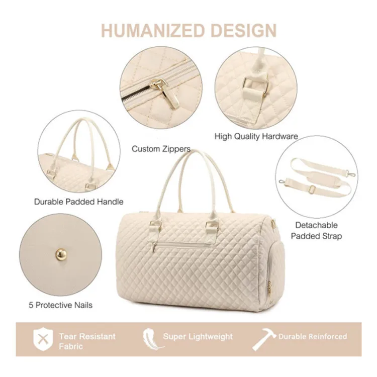 Hot sales Fashion Carry on Overnight Weekender Wet Pocket Bag Travel Duffle Bag