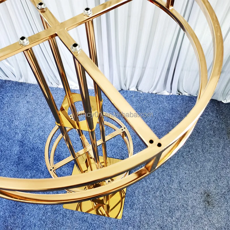 Flower Centerpiece  Metal Centerpiece Stand  Wedding Table Flower Riser