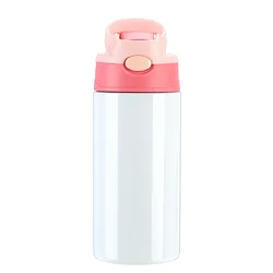 US warehouse Kid Cups 12Oz 350ml Stainless Steel Double Wall Insulation Straight Water Sippy Cups Blank Sublimation Kids Tumbler