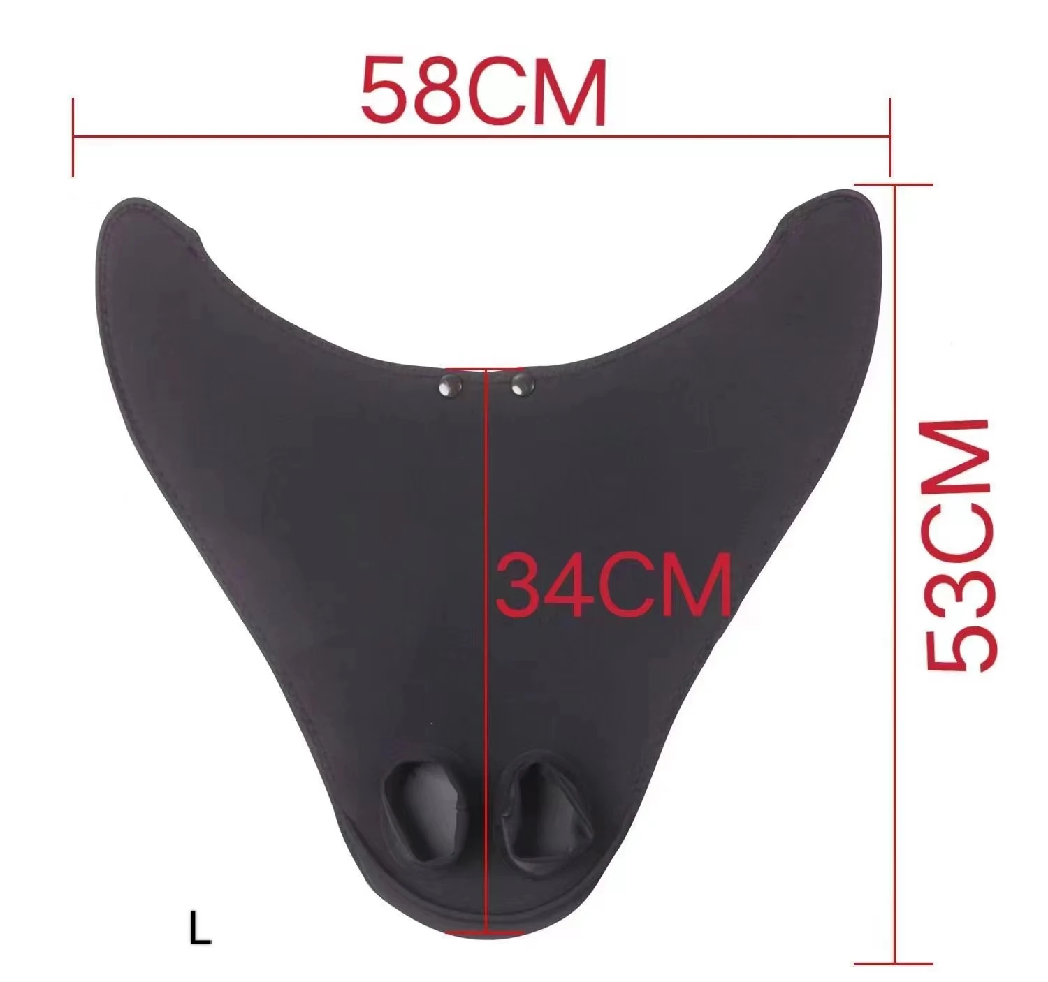 Mermaid Swimming Fins Tail One-piece Monofin Diving Flippers Swim Training Fins For Adults & Kids L