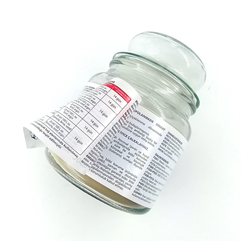 Adhesive Two Sided Double Layer Vinyl Stickers  double layer candle warning sticker round Double Layer cosmetic Label Sticker