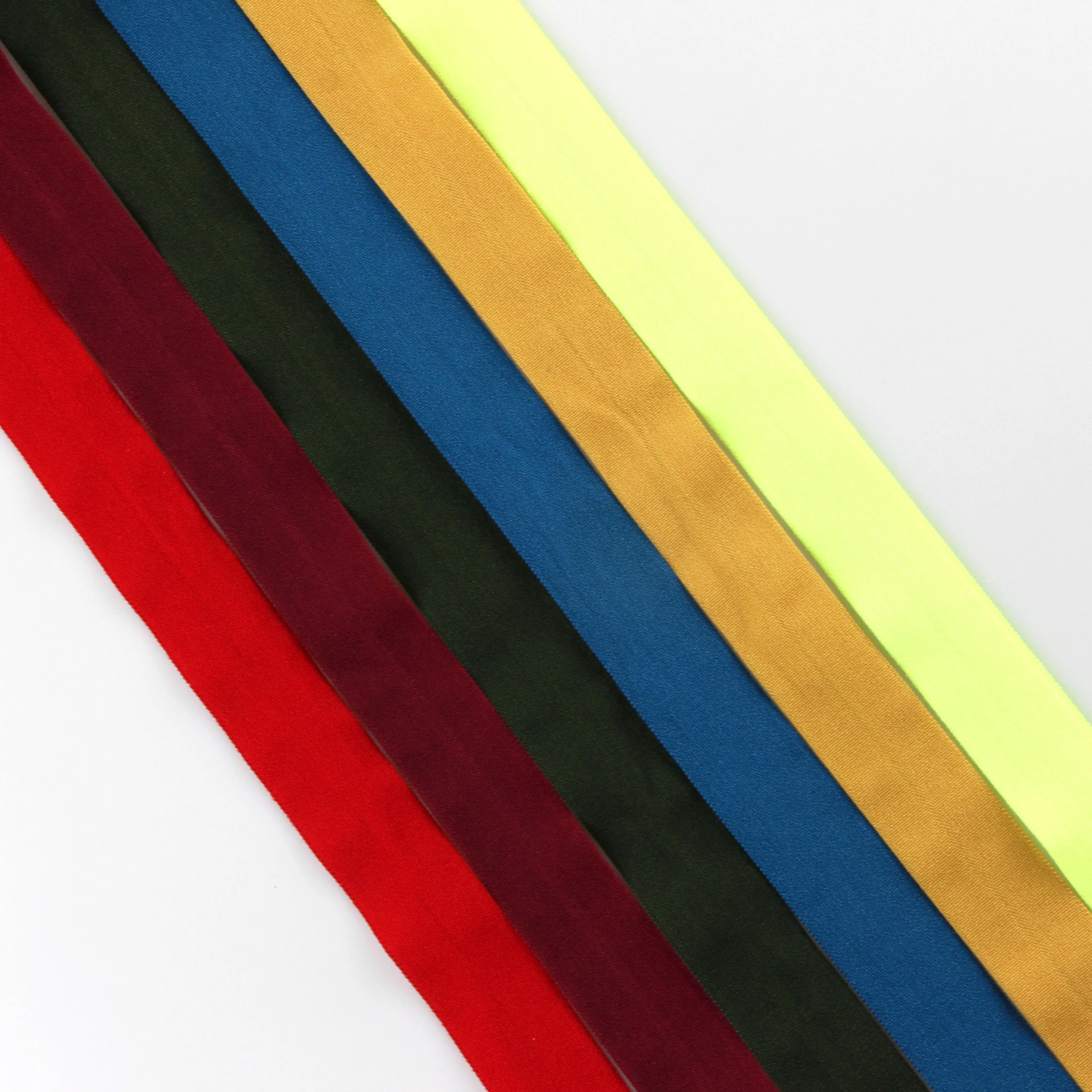 Custom Inch Size Color Fitness Sports Polyester Cotton Knitted Elastic Rubber Band