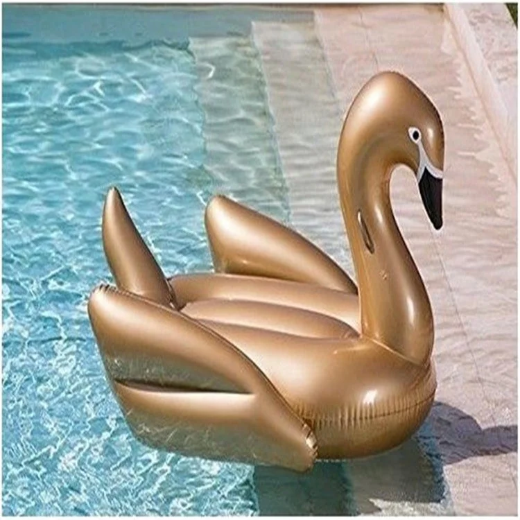High Quality Large Outdoor Swimming Pool Lounge Toy Inflatable Swan Pool Floats for adults