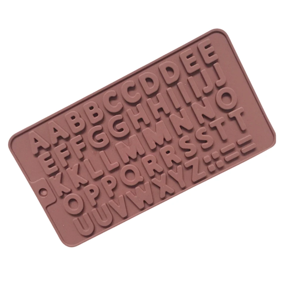 26 Letter Chocolate Mold Silicone Jelly Mould Cake Lace Fondant Mold